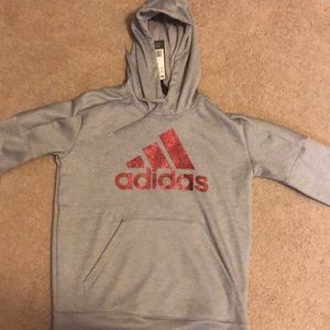 Adidas hoodie grey